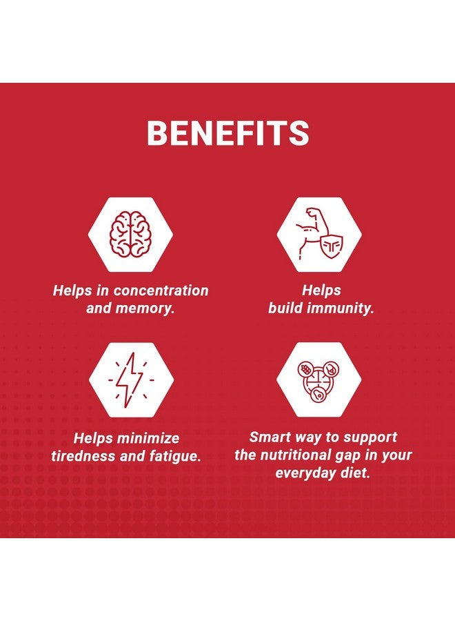 Cipla Maxirich Daily Multivitamin (30 Capsules) For Men & Women With Essential Nutrients, Vitamins, Minerals, Anti-oxidants For Building Immunity & Energy (Bottle Pack) - Image 4