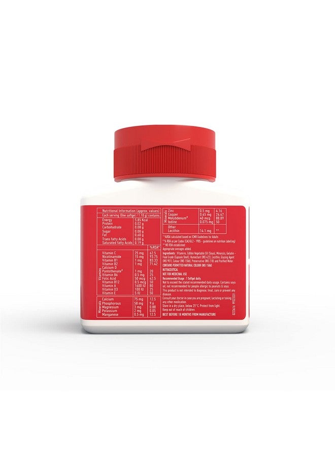 Cipla Maxirich Daily Multivitamin (30 Capsules) For Men & Women With Essential Nutrients, Vitamins, Minerals, Anti-oxidants For Building Immunity & Energy (Bottle Pack) - Image 5