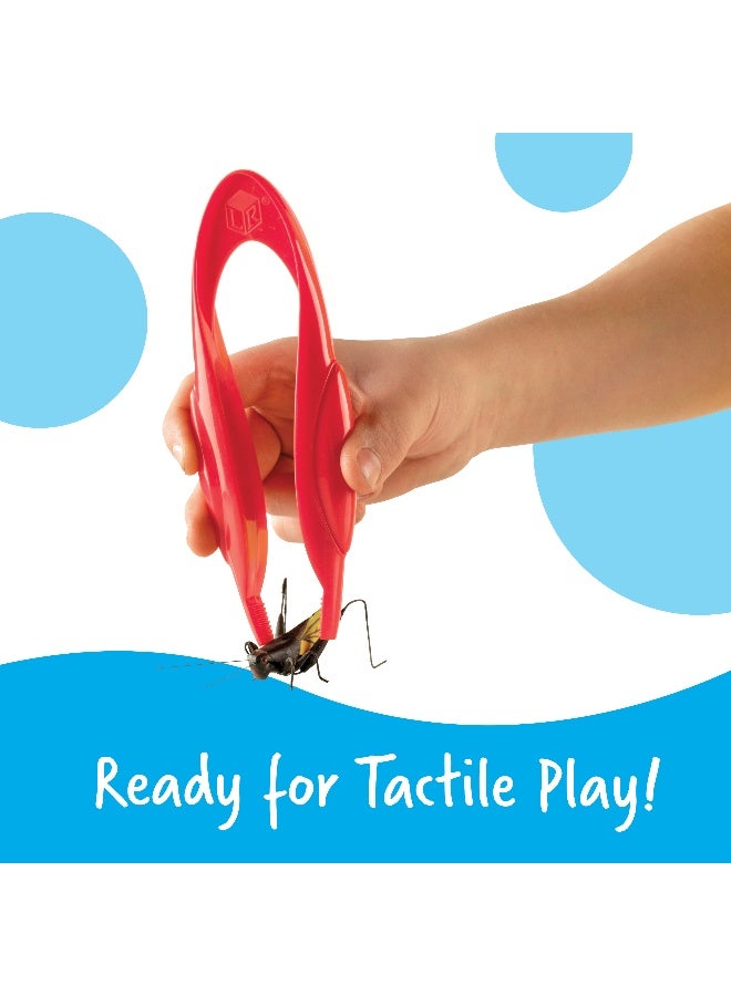 Learning Resources Primary Science Jumbo Tweezers (Set Of 12), Develops Fine Motor Skills, Brightly Colored, Ergonomic Grip, Ideal For Young Learners, Ages 5+ - Image 3