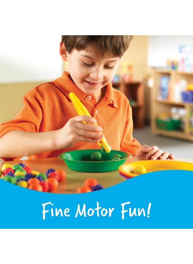 Learning Resources Primary Science Jumbo Tweezers (Set Of 12), Develops Fine Motor Skills, Brightly Colored, Ergonomic Grip, Ideal For Young Learners, Ages 5+ - Image 2