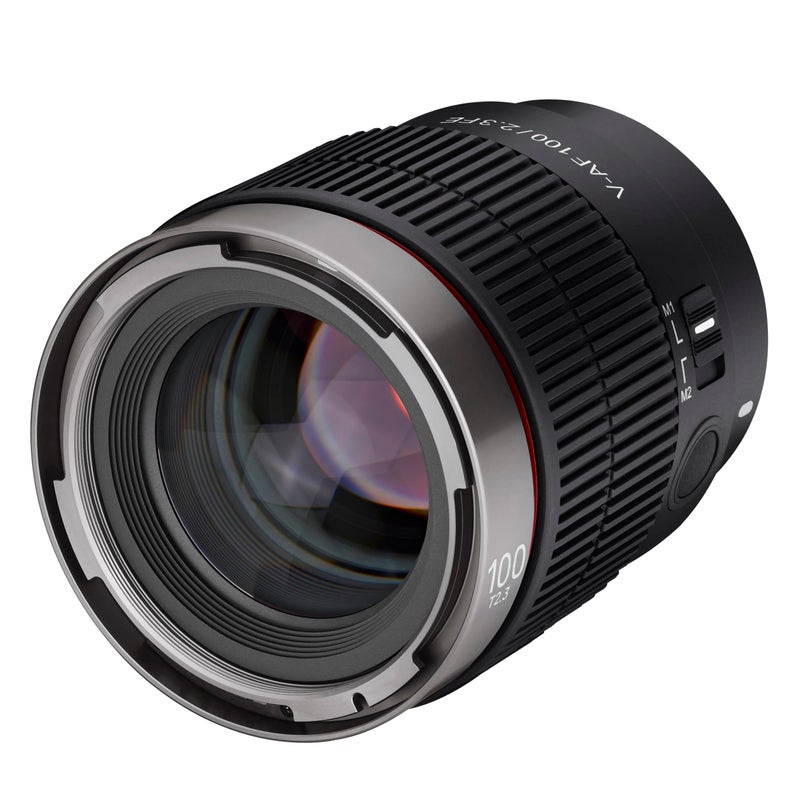 Samyang V-Af 100 Mm T2.3 Fe for Sony E, Video Lens, Auto Focus Lens, Cine Lens 8K Support, Custom Switch and Button - Black - Image 1