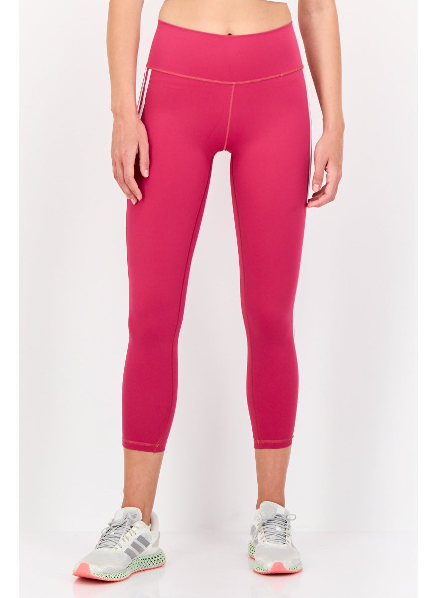 Adidas Women Tight Fit 7/8 Training Leggings, Wild Pink  - Image 1
