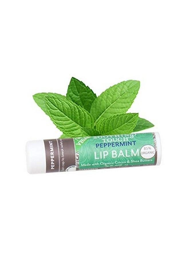 Soothing Touch Vegan Lip Balm Variety Pack of 2 Unscented and Peppermint  - Image 4