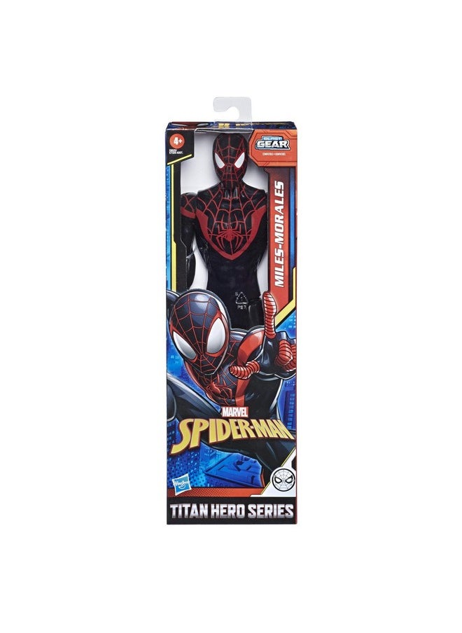Spider-Man - Marvel Titan Hero Series Mile Morales 12" Scale Super Hero Action Figure Toy Great Kids For Ages 4 & Up - Image 1