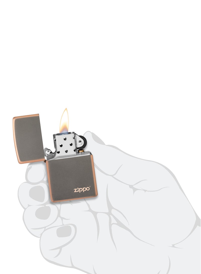 Zippo 49839Zl 49839 Rustic Bronze Logo Windproof Lighter - Image 5