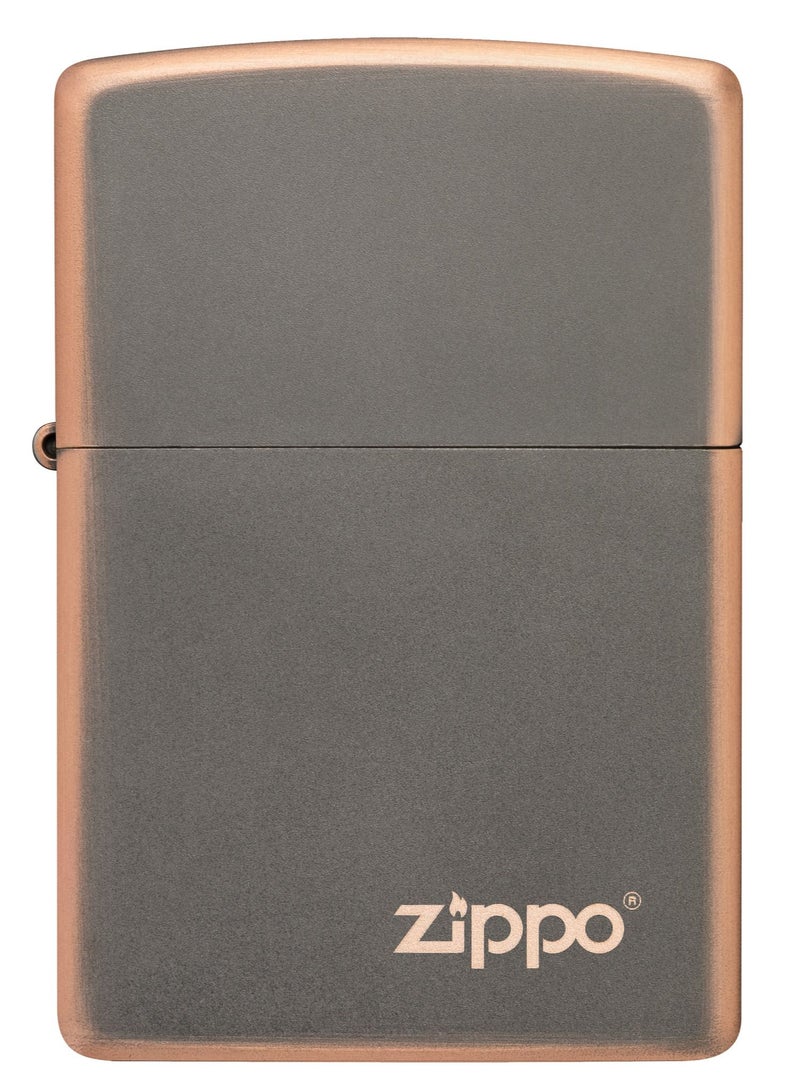 Zippo 49839Zl 49839 Rustic Bronze Logo Windproof Lighter - Image 2