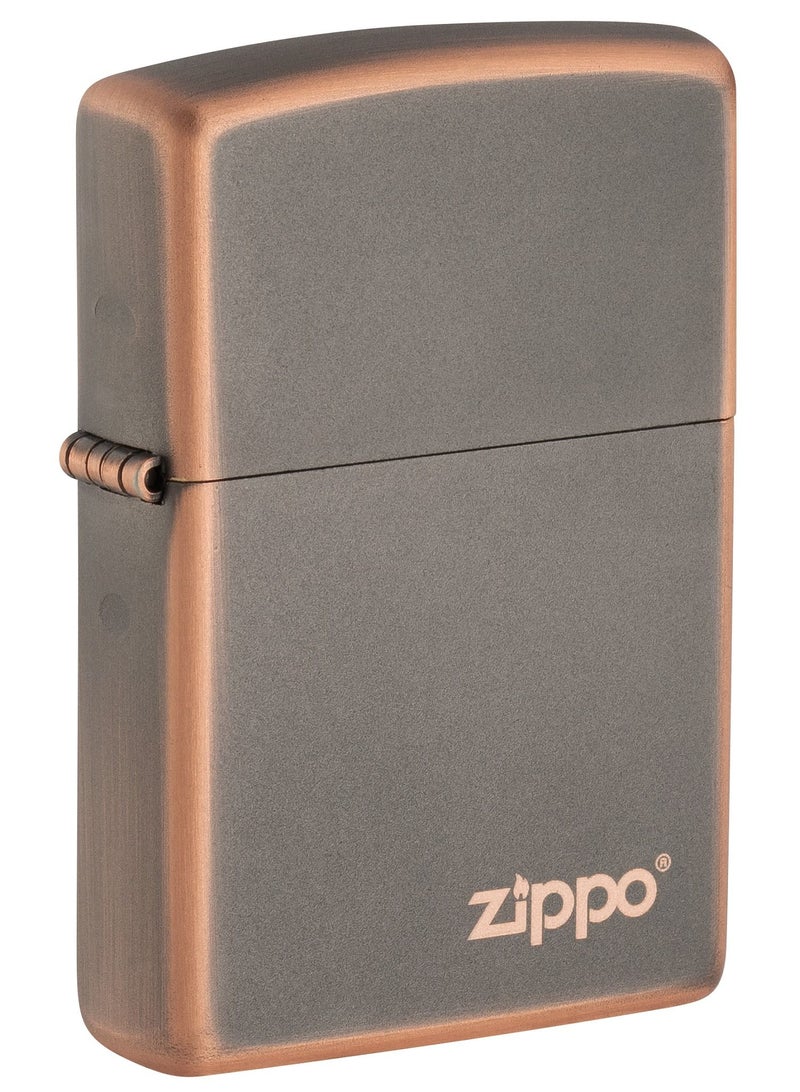 Zippo 49839Zl 49839 Rustic Bronze Logo Windproof Lighter - Image 1