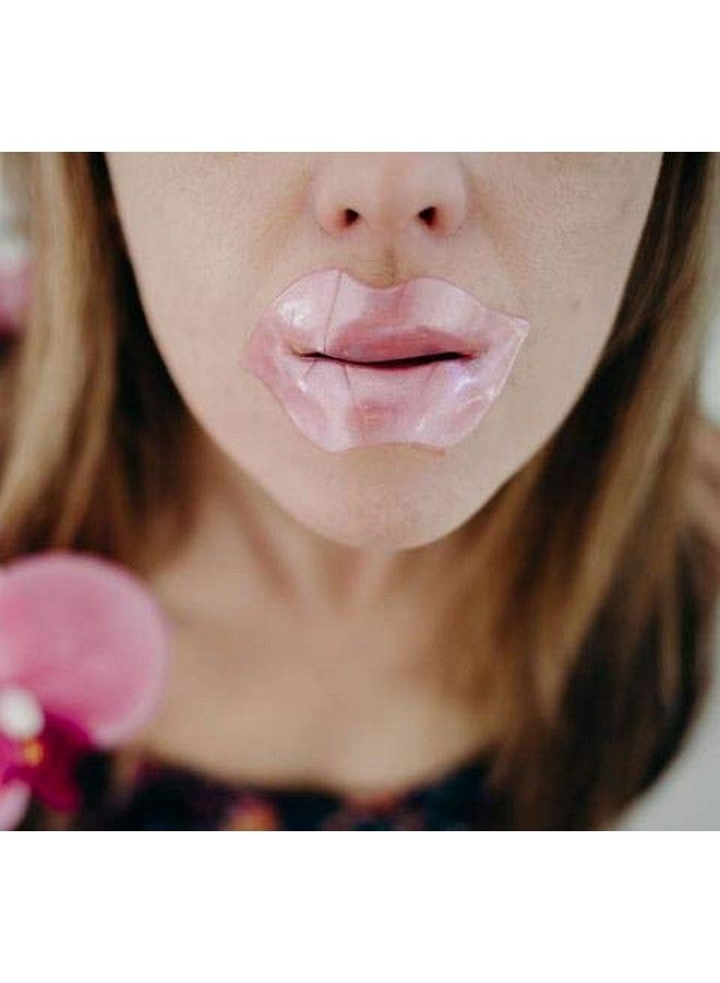 ToGoSpa Rose Gold Lips The Perfect Pucker | Moisturize Hydrate And Soothe Lips | Antiaging Clean Collagen Gel Masks With Hyaluronic Acid Vitamins C & E Rose Extract And Gold Powder 3 Pack - Image 5