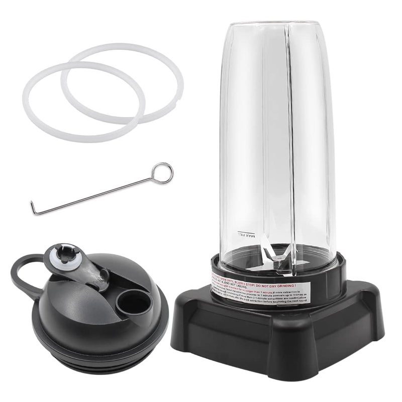 Anbige New Extractor Blade with 32oz cup and lidCompatible with Ninja Blender BL660WBL660BL740BL770BL771BL773CO780
