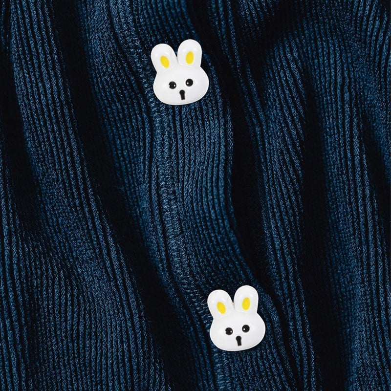 10pcs White Rabbit Buttons for ’s Coats Decorative Craft Sewing Buttons DIY Clothes Decoration - Image 5