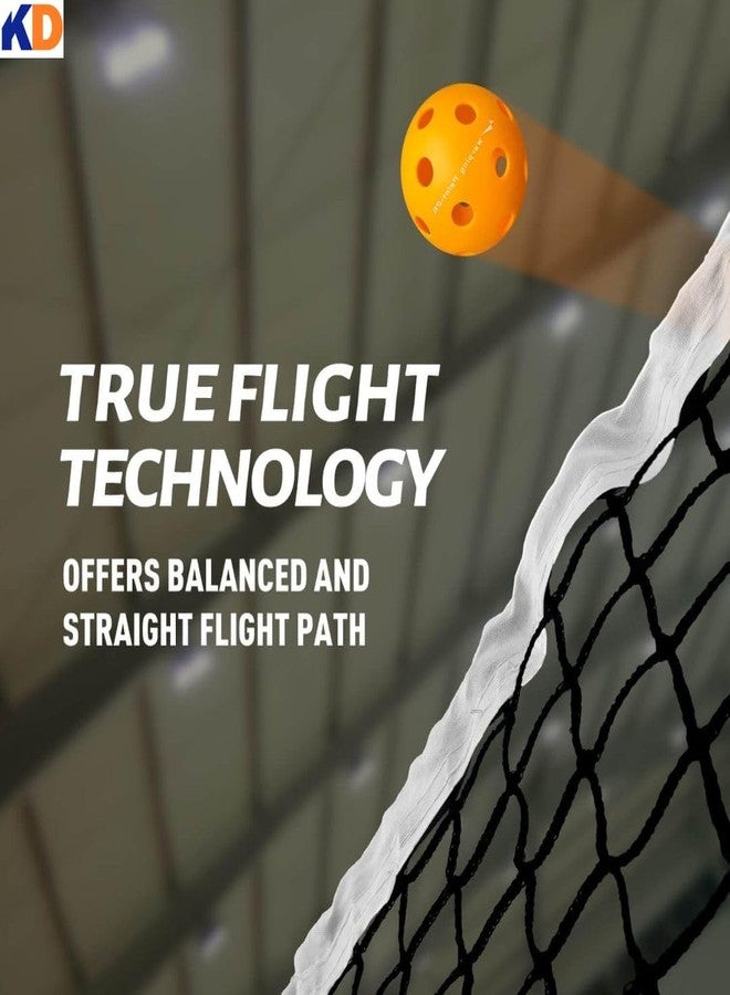 KNK Outdoor Pickleball - Approved, 40 Holes for Maximum Flight and Durability Skill Levels and Ideal for Recreational or Competitive Play! Get Yours Today! (Pack of 4) - Image 4