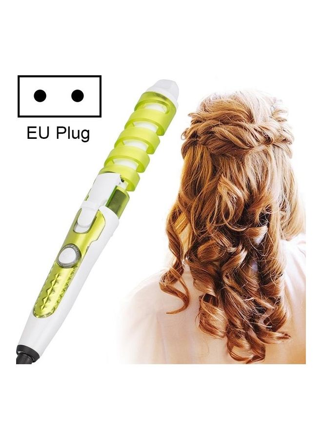 NIBEMINENT Professional Salon Hair Curler Green/White - Image 1