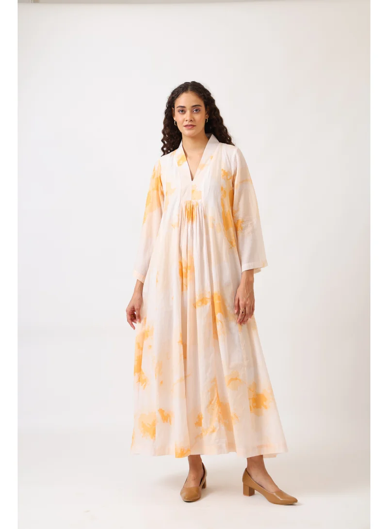 Noor Blush Aura Panel Dress