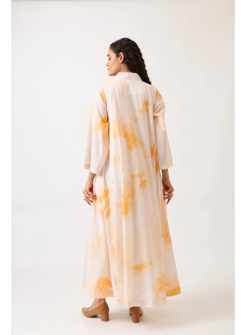 Noor Blush Aura Panel Dress
