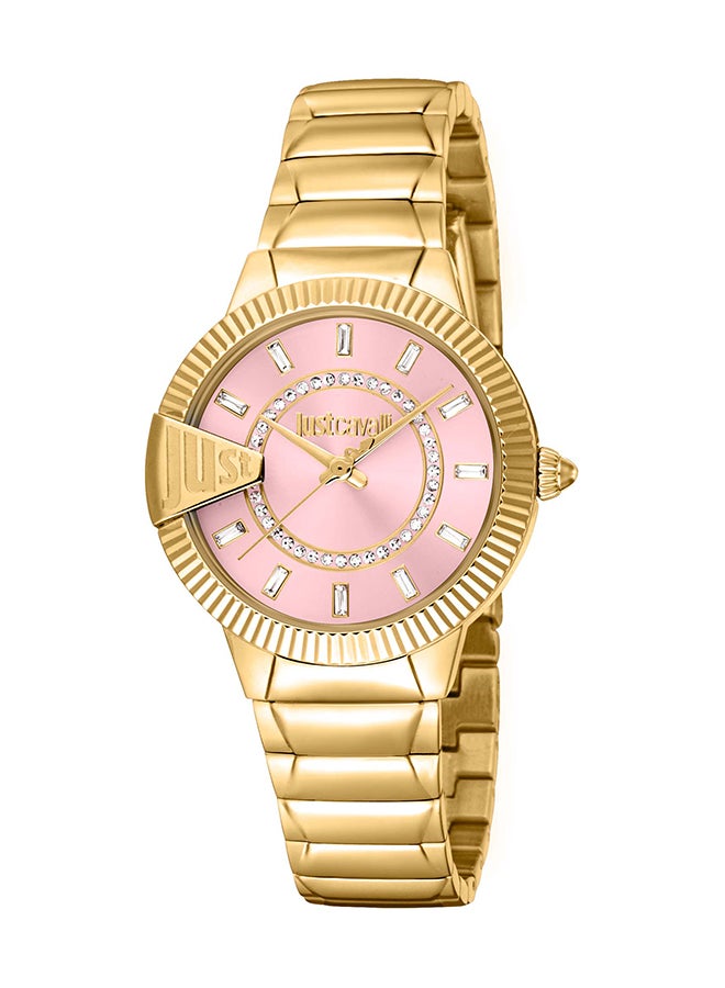 Just Cavalli جست كافالي ليدي بونتالي JC1L256M0065 - ساعة كوارتز أنثوية من الفولاذ المقاوم للصدأ 3 عقارب - Image 1