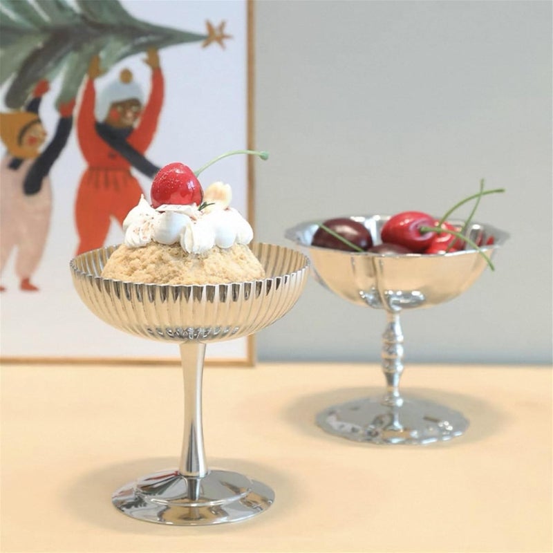 Food Grade Stainless Steel Ice Cream Bowl Double Walled Insulated Dessert Serving Dish For Parties Buffets Weddings - Image 5
