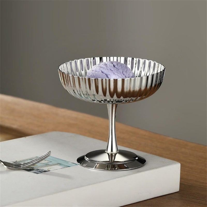 Food Grade Stainless Steel Ice Cream Bowl Double Walled Insulated Dessert Serving Dish For Parties Buffets Weddings - Image 3