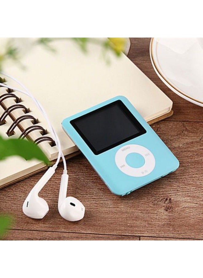 Generic Mp3 音乐播放器OTG超薄可爱迷你随身听有屏MP4 学生跑步运电子书-机身颜色:蓝色【带外放】可插卡-内存容量:32G【送12件套】送双种OTG下载  - Image 1