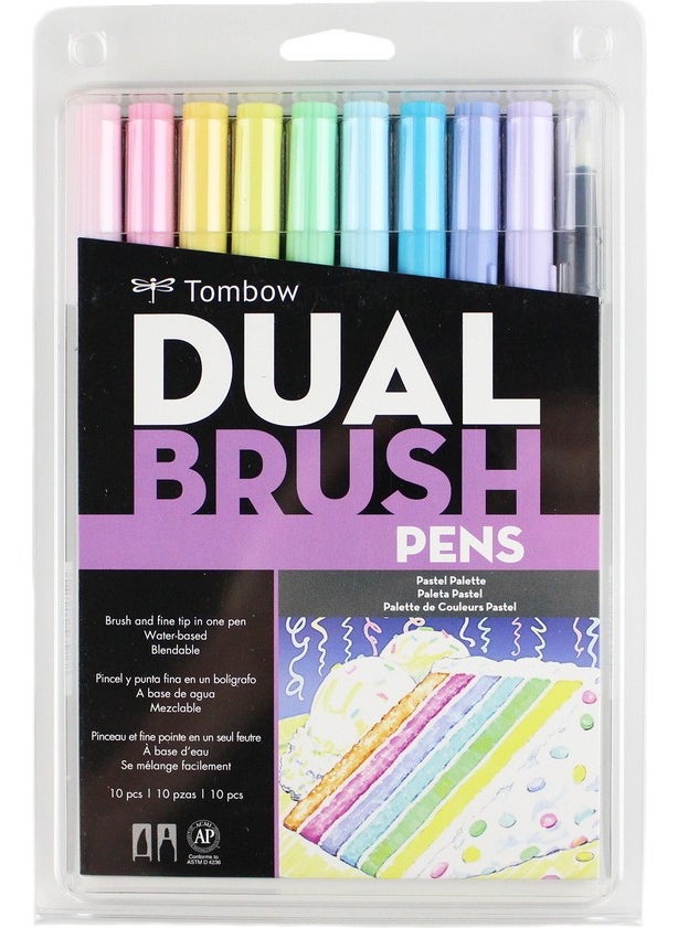 Ab-T Dual Brush Pen 10 Color Graphic Pen Set Pastel Pastel Colors - pzsku/ZAED28C65495EABD98A37Z/45/_/1725792918/5e830aa4-f059-4264-91a4-c6e445f35044