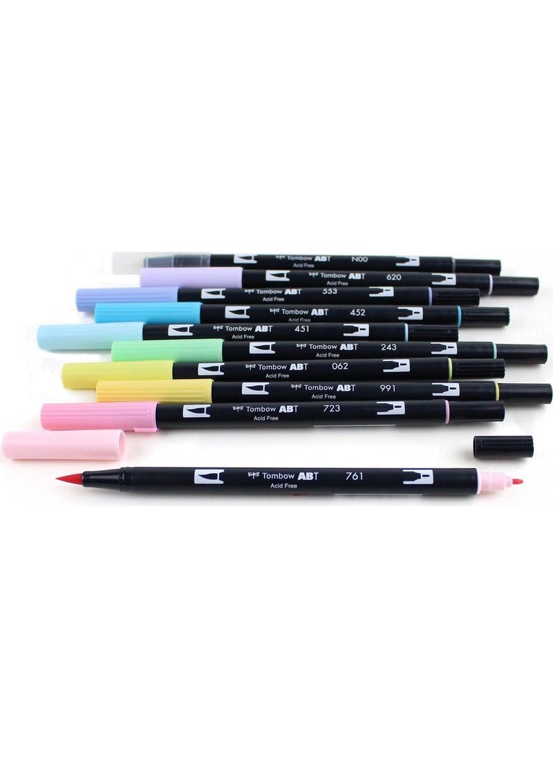 Ab-T Dual Brush Pen 10 Color Graphic Pen Set Pastel Pastel Colors - pzsku/ZAED28C65495EABD98A37Z/45/_/1731017583/e52dd24a-8f71-48ca-9c24-ea31be8f4710