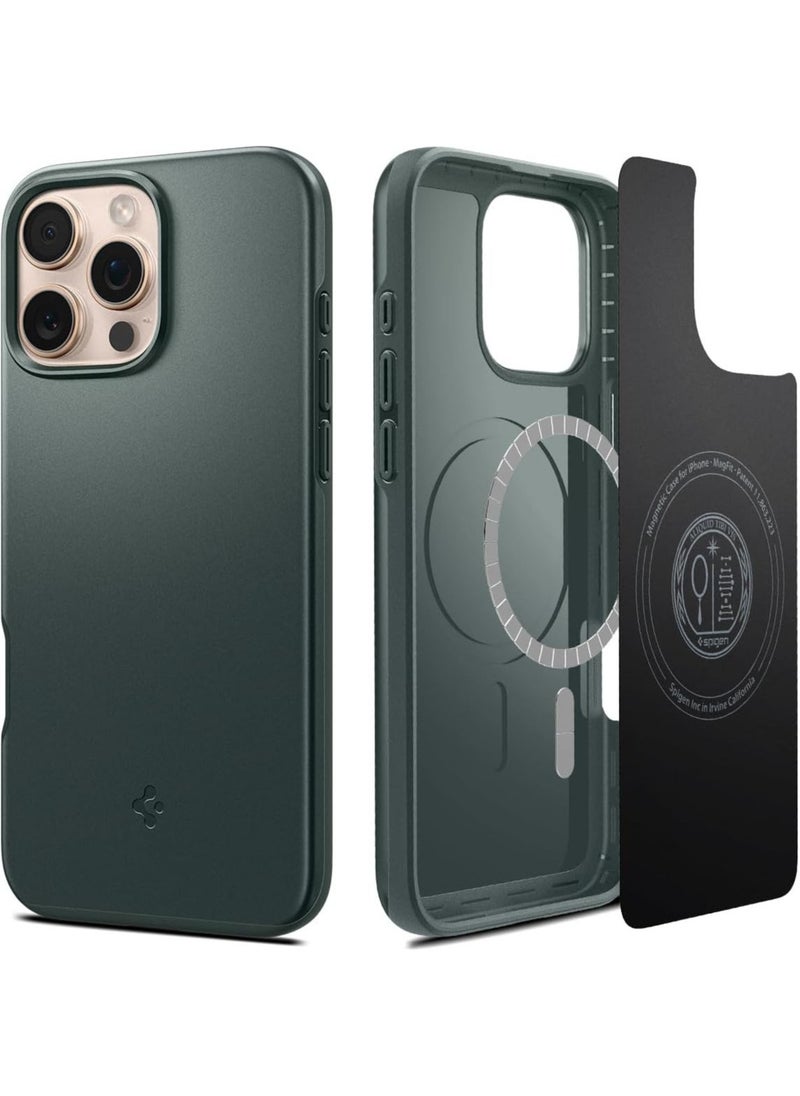Spigen Thin Fit MagFit for iPhone 16 PRO MagSafe Case Cover (2024) - Abyss Green  - Image 1