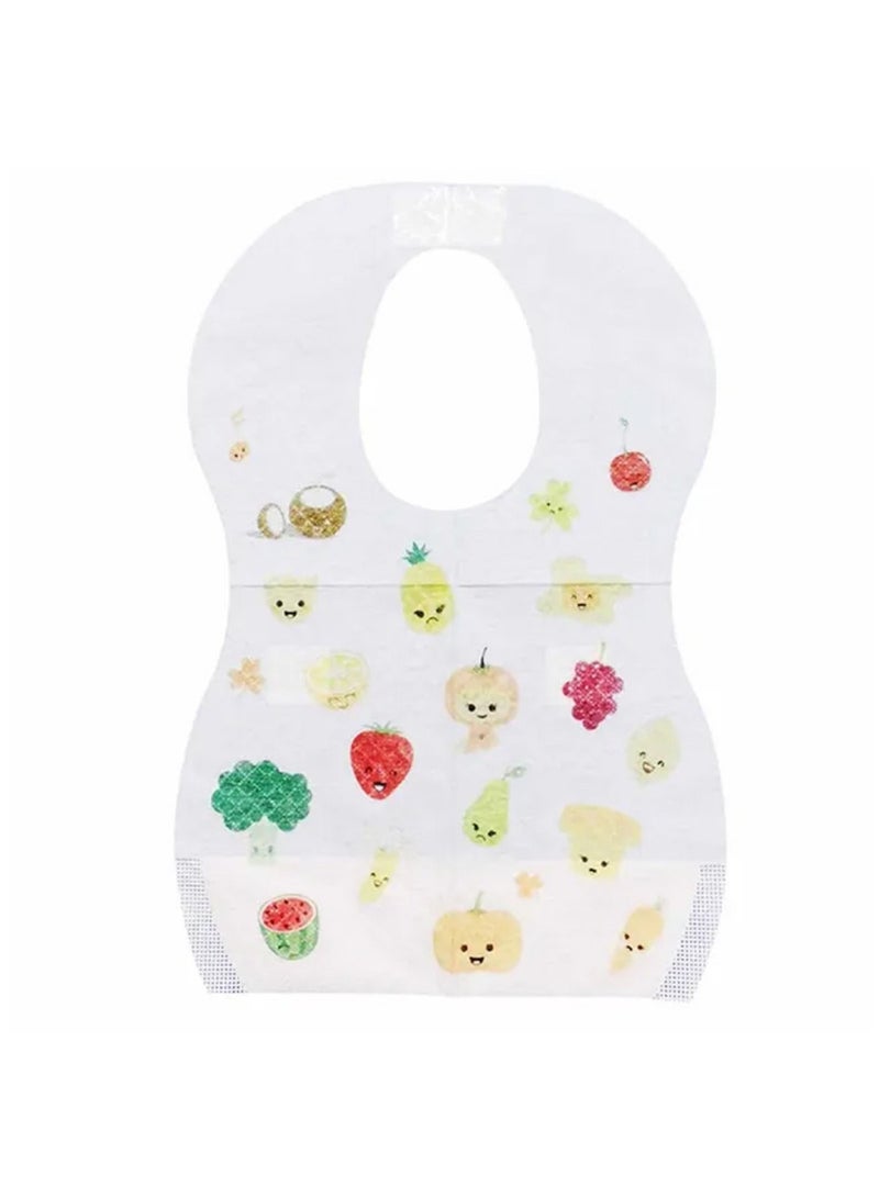 STAR BABiES Combo Pack Pack Disposable Changing Mat 20Pcs Disposable Towel 3Pcs Bibs 20Pcs-Lavender  - Image 3