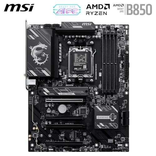 Micro Center مركز ميكرو AMD Ryzen 5 7600X معالج وحدة المعالجة المركزية مع لوحة أم MSI B850 Gaming PRO WIFI6E (ATX, AM5, DDR5, M.2 Gen5, Wi-Fi 6E) - Image 3