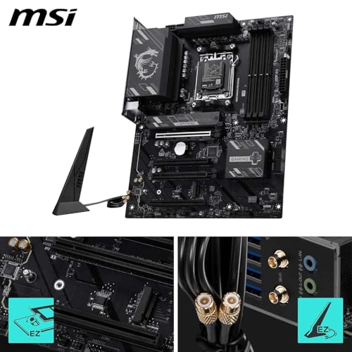 Micro Center مركز ميكرو AMD Ryzen 5 7600X معالج وحدة المعالجة المركزية مع لوحة أم MSI B850 Gaming PRO WIFI6E (ATX, AM5, DDR5, M.2 Gen5, Wi-Fi 6E) - Image 4