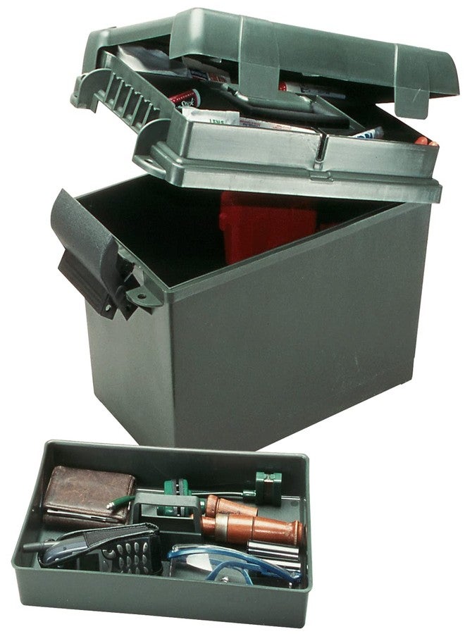 MTM SPUD1-11 Sportsmen's Plus Utility Dry Box, Heavy-Duty Latch, O-Ring Sealed, USA Made, Forest Green - Image 2