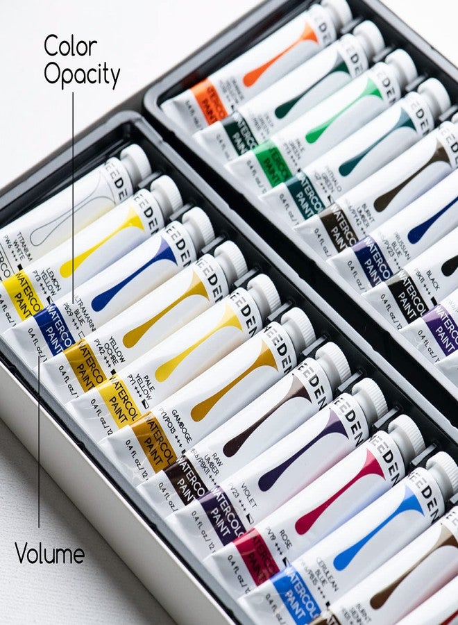 MEEDEN Watercolour Paint Set - 24 x 12ml Tubes - Water Colour Paints for Students Beginners - Image 3