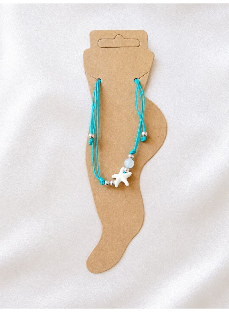Handmade Seashell Anklet - Image 1