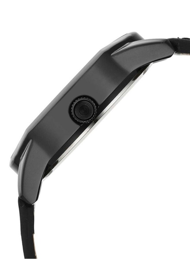 fastrack Vyb Drift By Fastrack Quartz Analog Green Dial Leather Strap Watch For Guys - Image 4