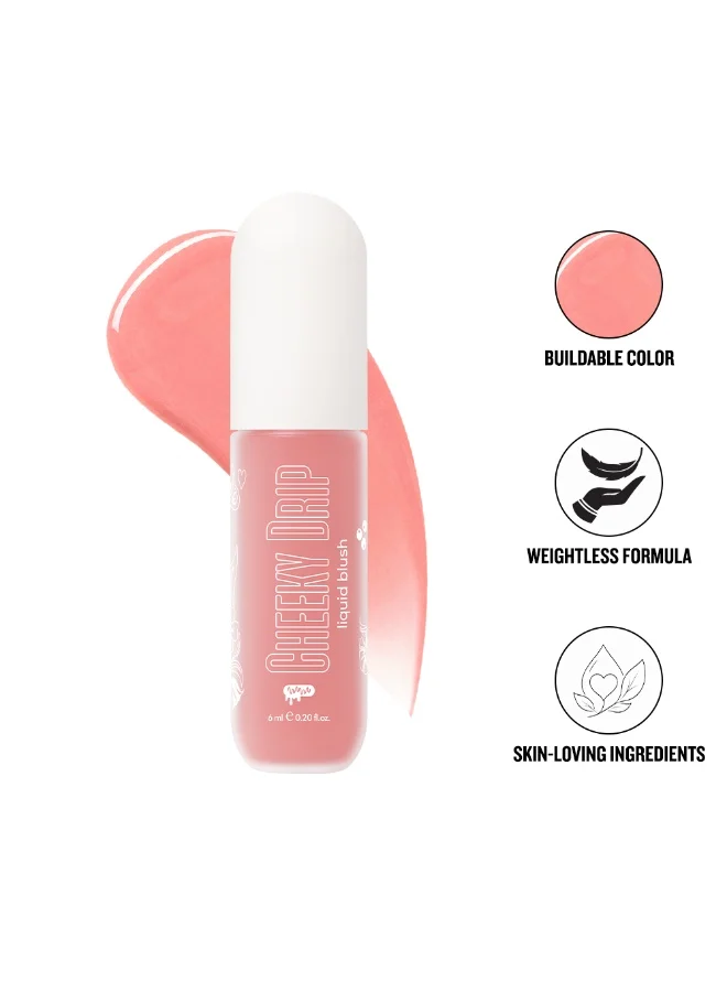 فور إيفر52 Forever52 Cheeky Drip Liquid Blush - Buildable, Multi-Use for Cheeks, Lips & Eyes