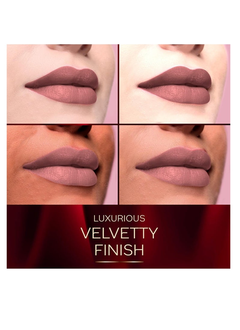 Faces Canada - Matte Lip Crayon - Make Me Mine  Rose Maroon 2.8G   8Hr Long Stay Smooth Creamy Matte Texture | Intense Color In 1 Stroke  Hydrates With Chamomile and Cocoa Butter - Image 1