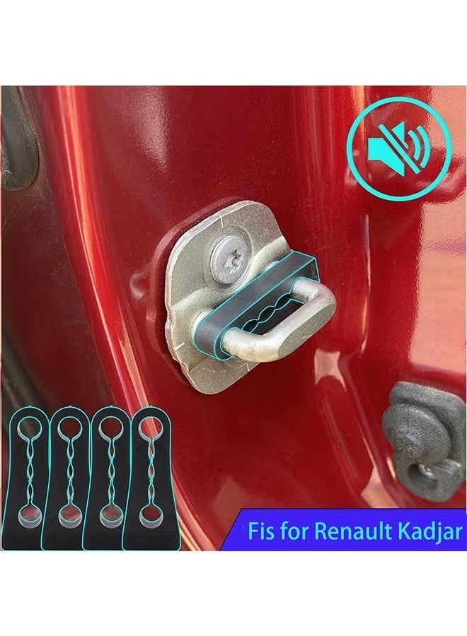 4 Pcs Car Door Lock Sound Deadener Pads Compatible with Toyota Camry, Land Cruiser Prado J120 J150, RAV4, Prius, Suzuki Grand Vitara – Anti Rattle Damper Buffer Seals for Noise Reduction and Soundproofing - Image 3