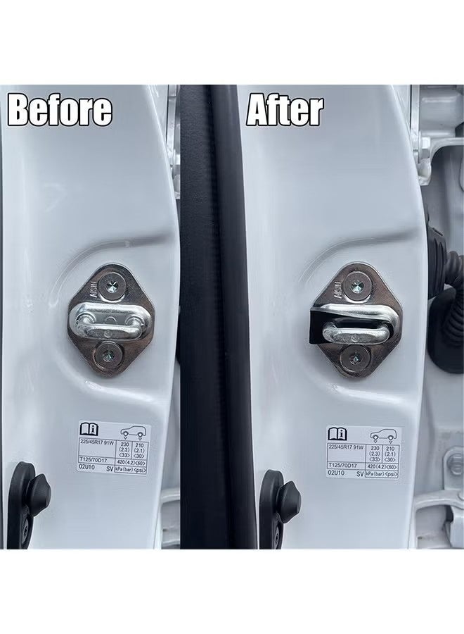 4 Pcs Car Door Lock Sound Deadener Pads Compatible with Toyota Camry, Land Cruiser Prado J120 J150, RAV4, Prius, Suzuki Grand Vitara – Anti Rattle Damper Buffer Seals for Noise Reduction and Soundproofing - Image 5