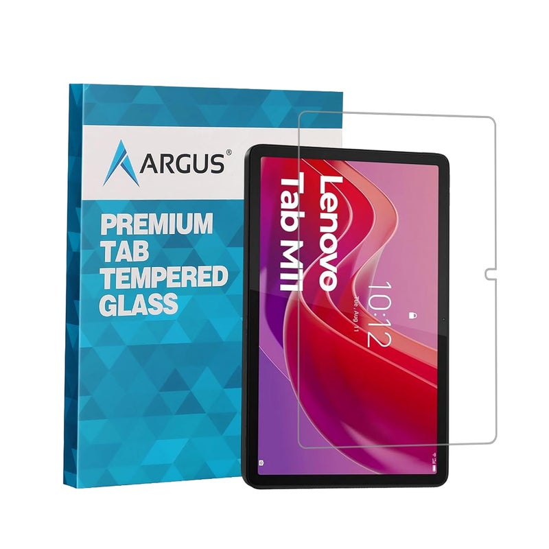 Argus Premium Tempered Glass Screen Guard Protector for Lenovo Tab M11 Tablet [11 inch] | 9H Hardness | Anti-Scratch | HD Clear | Smudge Resistant | Bubble Free | Pack of 1 - Image 1