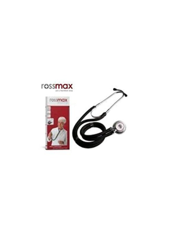 روزماكس سماعة الطبيب Rossmax EB 500 - تصميم برأس مزدوج للفحص السمعي الدقيق للقلب والرئة (لون أسود) - Image 3
