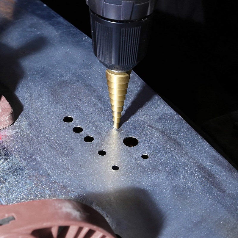 NityaEcommerce 3X HSS Drill Bit Steel Large Step Cone Hole Cutter Titanium Set - Image 4