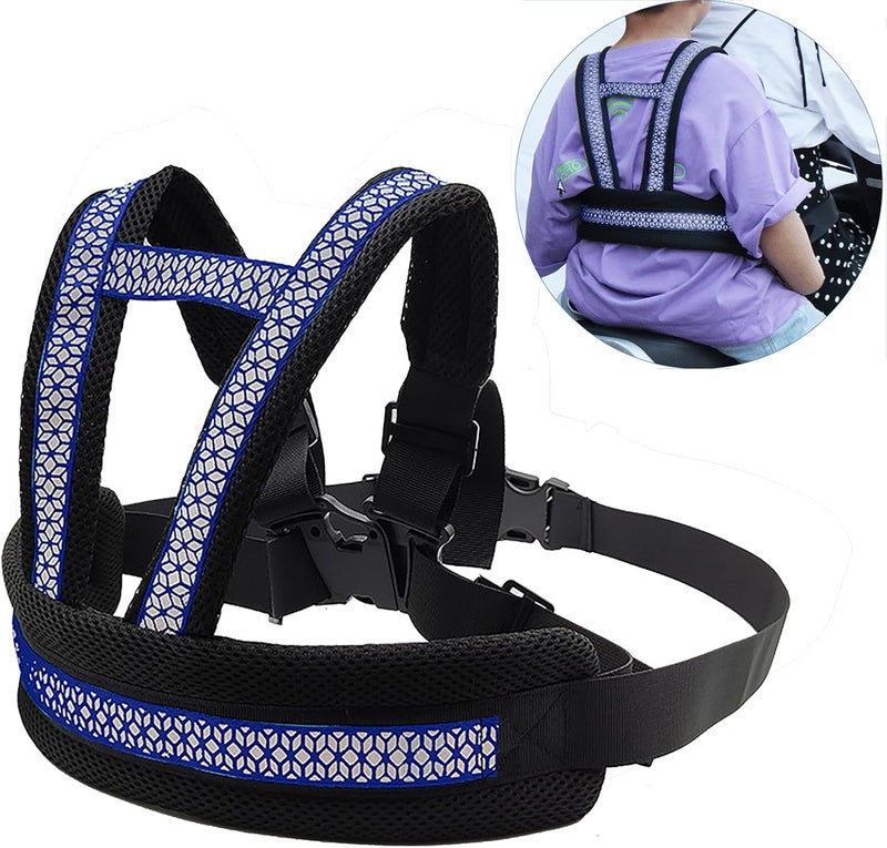 Holiberty Child Motorcycle Safety Harness for Kids Anti-Fall Bike Motorcycle Shoulder Belt Cycling Walking Harness Age 2-12 - Image 1