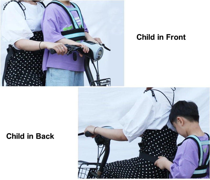 Holiberty Child Motorcycle Safety Harness for Kids Anti-Fall Bike Motorcycle Shoulder Belt Cycling Walking Harness Age 2-12 - Image 3