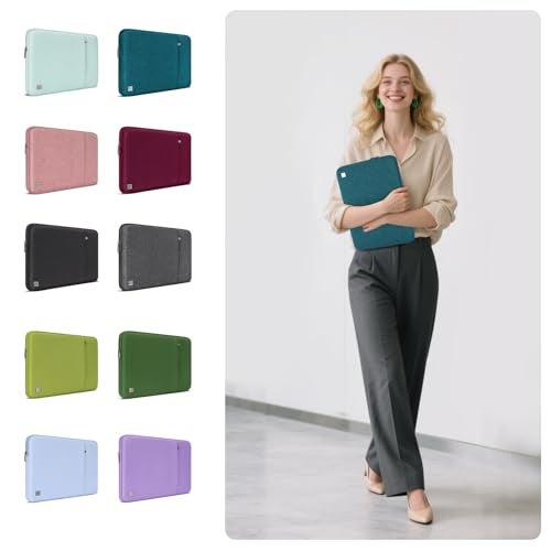 DOMISO Laptop Case Laptop Sleeve Cover for 16 inch MacBook Pro M4/M3/M2/M1 Pro/Max A3403 A3186 A2991 A2780 A2485 A2141,Compatible with 15.6 inch HP Lenovo Dell XPS 16,Teal - Image 5