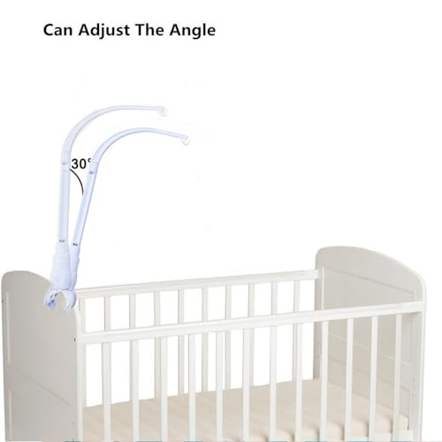 Accfore DIY 23 inches Crib Mobile Arm Nursery Mobile arm Baby Mobile Hanger, Mobile arm for Crib,The Claw Part can be Adjusted Width,DIY Toy Decoration (Crib Mobile Arm) - Image 4