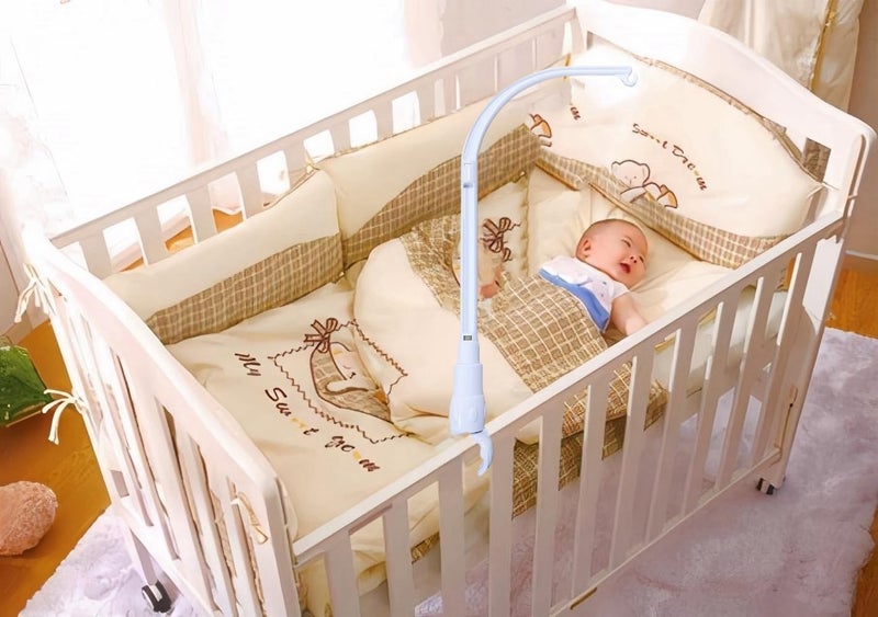 Accfore DIY 23 inches Crib Mobile Arm Nursery Mobile arm Baby Mobile Hanger, Mobile arm for Crib,The Claw Part can be Adjusted Width,DIY Toy Decoration (Crib Mobile Arm) - Image 5