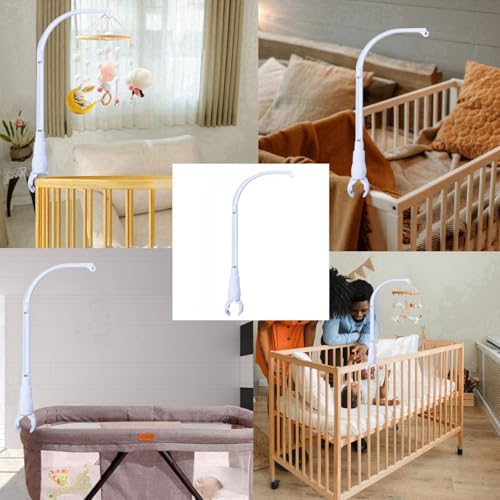 Accfore DIY 23 inches Crib Mobile Arm Nursery Mobile arm Baby Mobile Hanger, Mobile arm for Crib,The Claw Part can be Adjusted Width,DIY Toy Decoration (Crib Mobile Arm) - Image 3