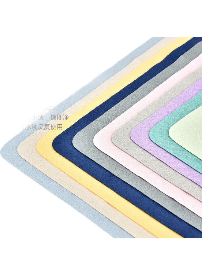 Cool Bosch Coolboshi Glasses Cleaning Cloth High-End Lens Cloth Eyeglasses Accessories Faux Suede Cloth 10 Pieces Pack - Image 3