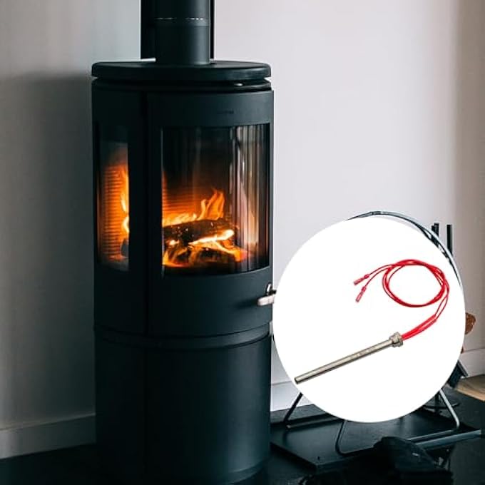 IGNITION IGNITER HOT ROD, 220V 300W WOOD PELLET STOVE IGNITION ELEMENT HEATER TUBE LIGHTER 150MM FOR HEATING DEVICE (M16 THREAD 1.5MM PITCH) - Image 3