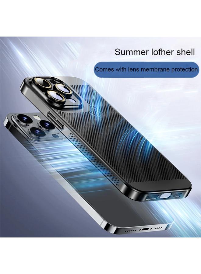 اس-توب جراب لهاتف iPhone 12 Pro Max Ice Sense، جراب هاتف كمبيوتر شخصي مطلي بالكهرباء ومُبدد للحرارة - Image 2