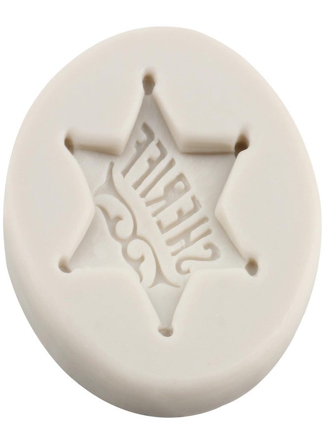 YANQINMS Police Badge Silicone Mold Sheriff Badge Armband Candy Fondant Mold For Sugar Cake Decorating Cupcake Topper Chocolate Gum Paste Polymer Clay - Image 5