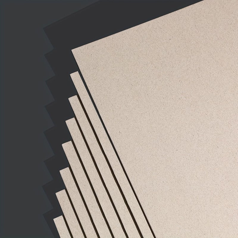 A4 A5 6Pcs 1mm 1.5mm 2mm 3mm Heavy Duty Gray Bookbinding Boards Set - Image 4